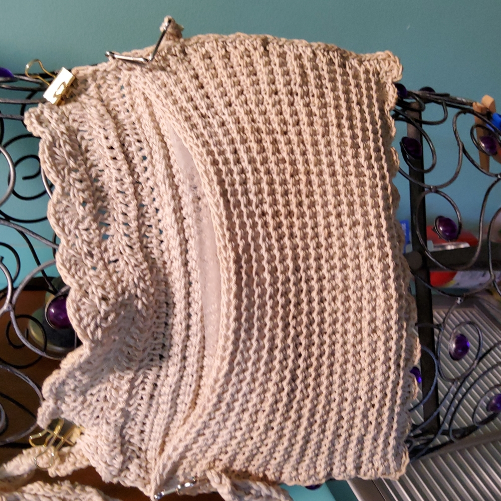 All Twine Clutch w/ Strap/Belt - Picture 3 of 7